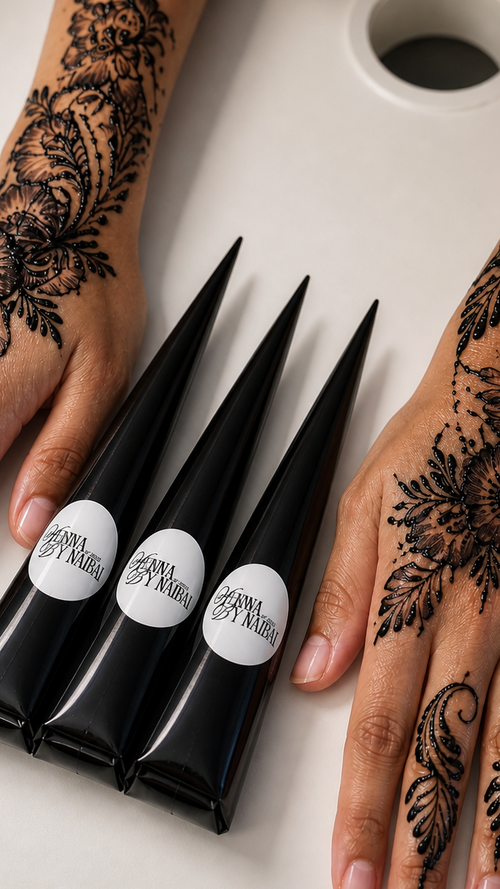 3-Pack Jagua Henna Cones